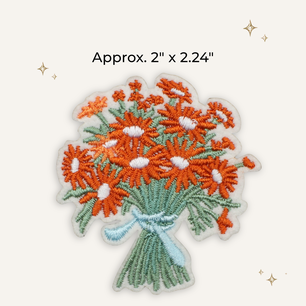 Magic Garden Fresh Cut Flowers Embroidered Patch