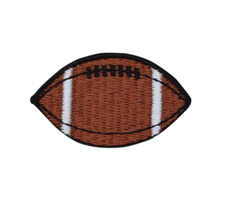 Football - Iron on Applique - Embroidered Patch - 1110172-A