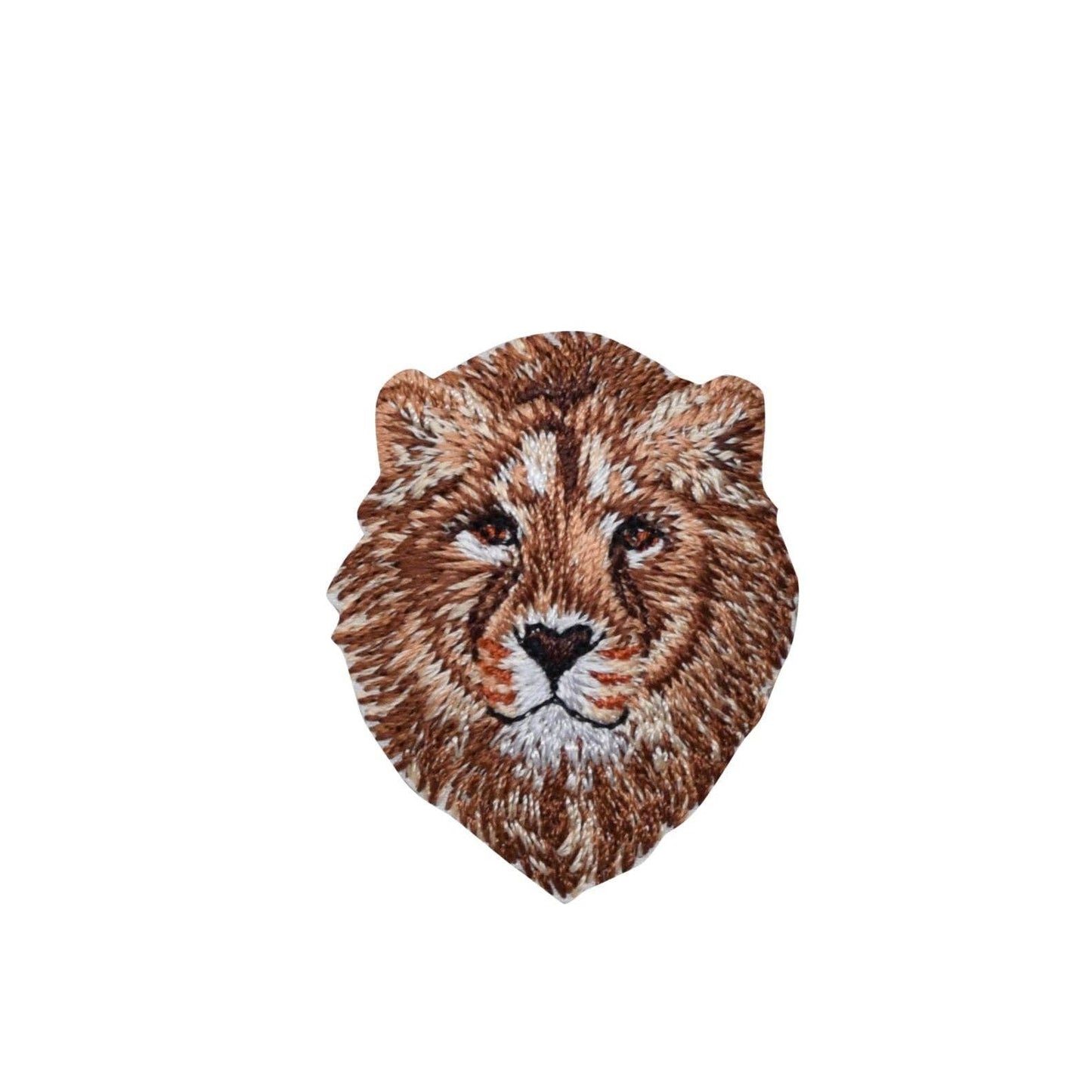 Lion Head - King of the Jungle - Embroidered Iron on Patch