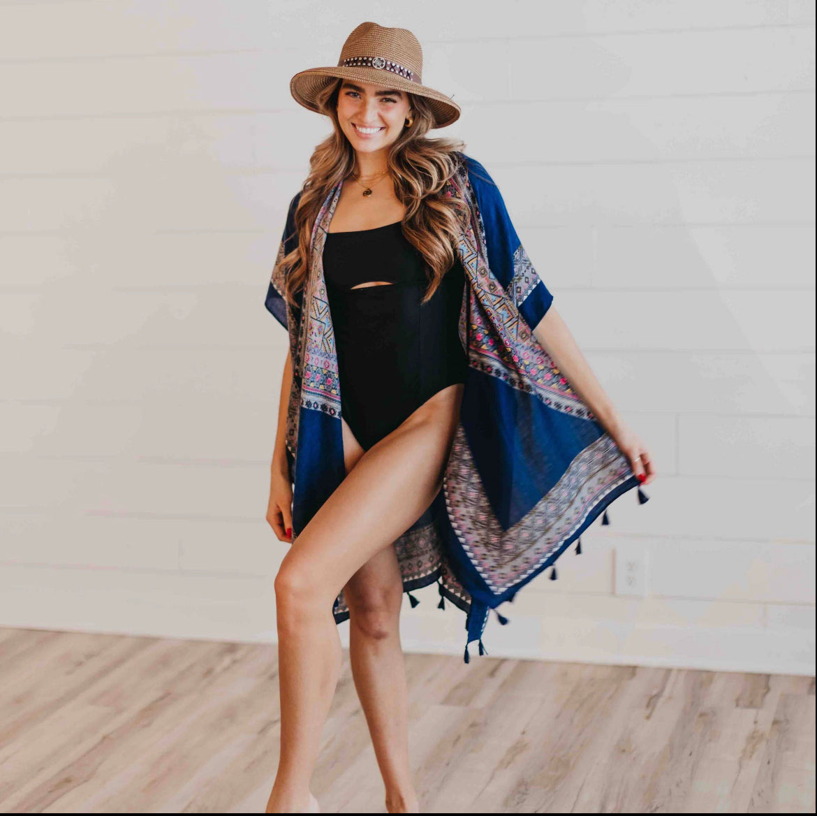 Avery Aztec Print Kimono