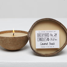 Load image into Gallery viewer, Upcycled Coconut Shell Candle
