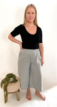 Load image into Gallery viewer, Ode French Terry Culotte Heather Grey
