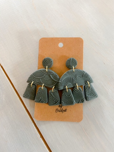 Ophelia Clay Dangle Earrings