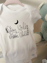 Load image into Gallery viewer, Stay Wild Moon Child Baby Onesie
