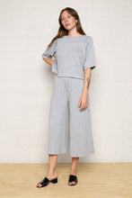 Load image into Gallery viewer, Ode French Terry Culotte Heather Grey
