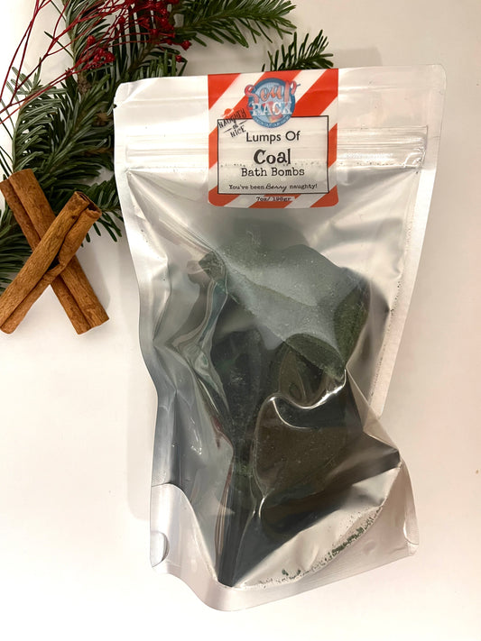 Lump of Coal Bath Bomb Bag