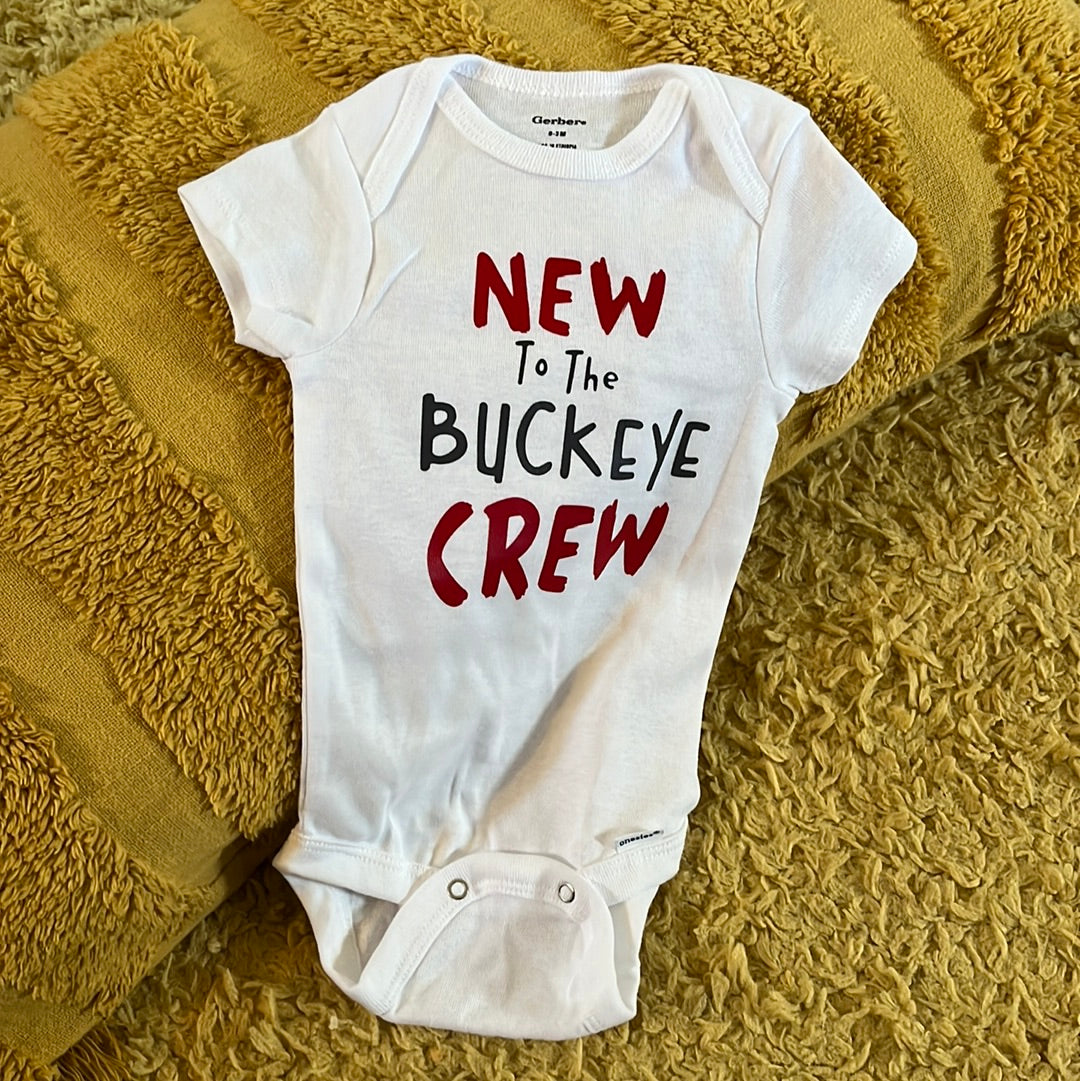 New To The Buckeye Crew Onesie