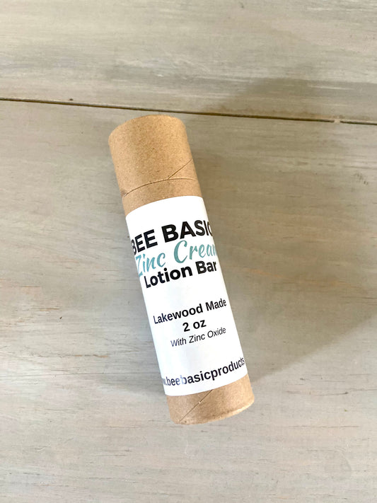 Zinc Cream Zero Waste Lotion Bars