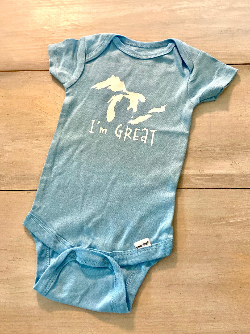 I’m GREAT Great Lakes Onesie