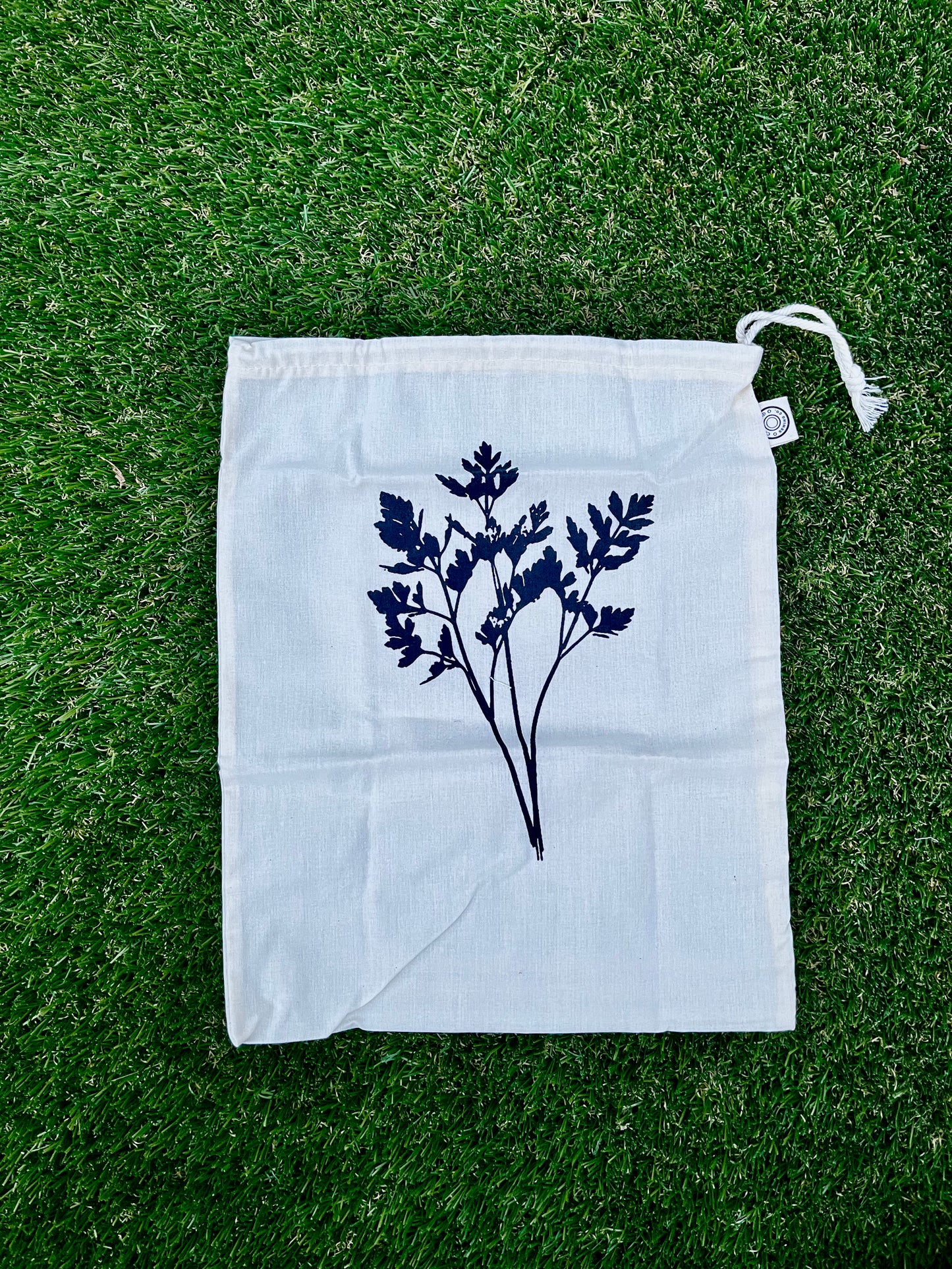 3 PC Sustainable, Plastic Free Drawstring Produce/Shopping Bags