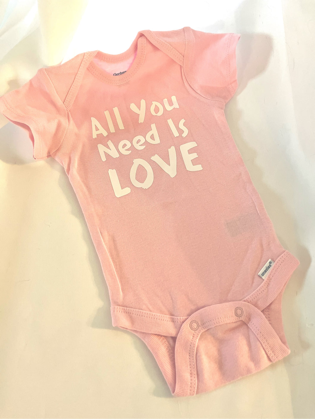 All You Need Is Love Onesie (Pink)