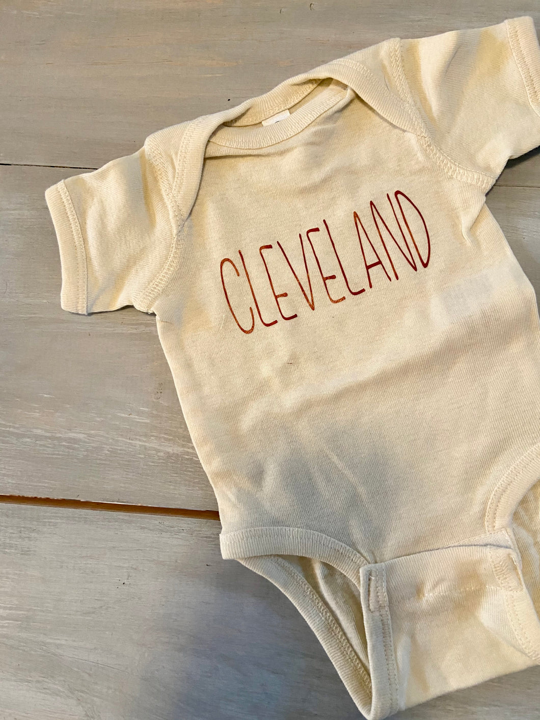 Cleveland Baby Onesie